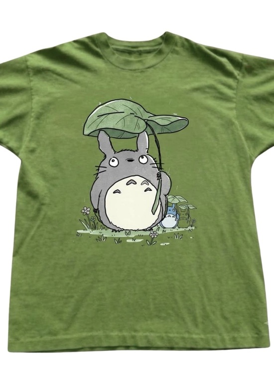 Gildan Tops - Gildan Green Totoro Ghibli Graphic Tee, Anime Shirt